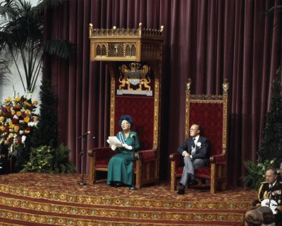 Troonrede 1978 koningin juliana, prins bernard koen suyk, anefo