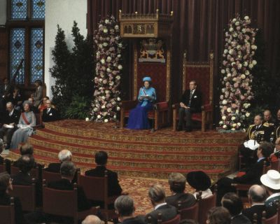 Troonrede 1981 koningin beatrix, prins claus nationaal archief