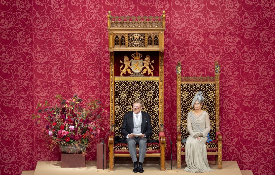 Troonrede 2025 koning willem alexander, koningin maxima anp