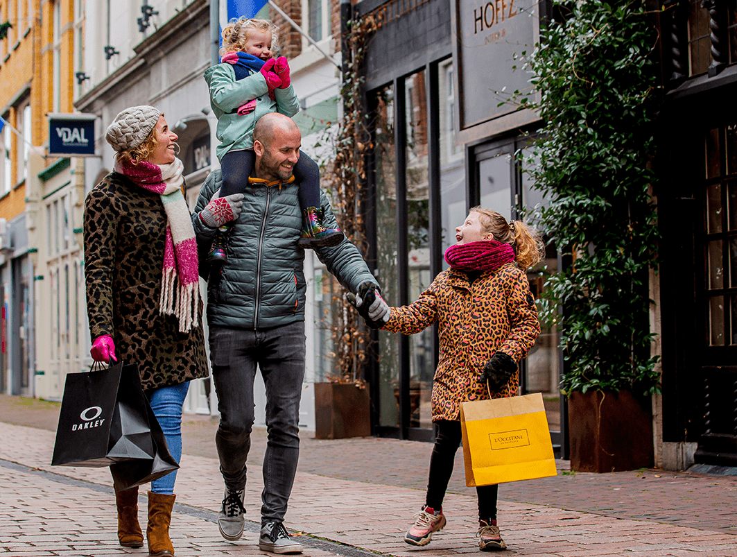 Shoppen Roermond winter kinderen